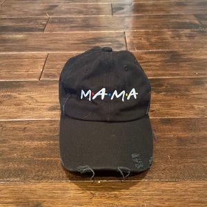 Distressed MAMA Baseball Hat